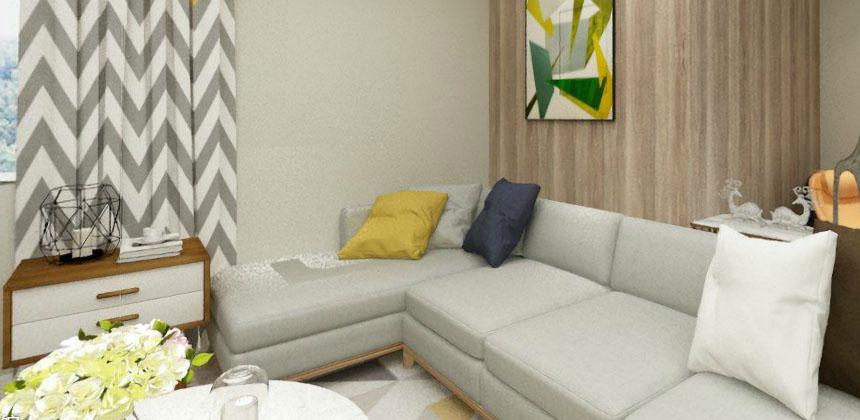 清新簡約裝修風(fēng)VR家裝體驗館