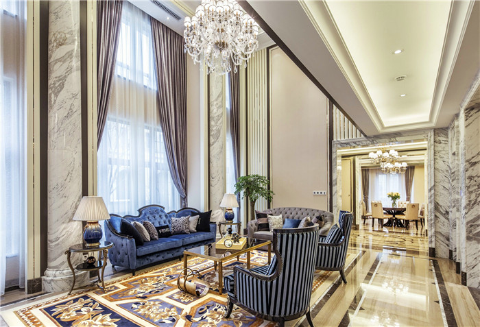 極盡奢華歐式典雅系列別墅裝修實景展示 