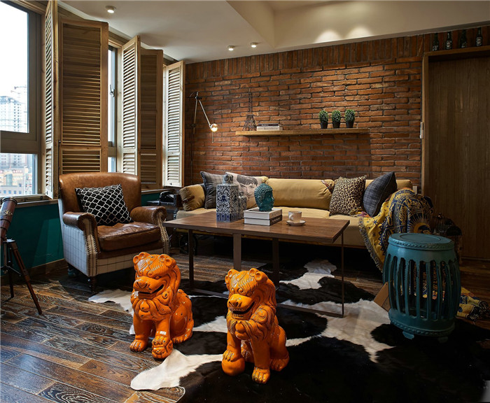 文藝小青年 120平米的混搭藝術(shù)之旅 